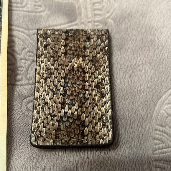 New Rattlesnake skin money clip. - Picture 3 of 5